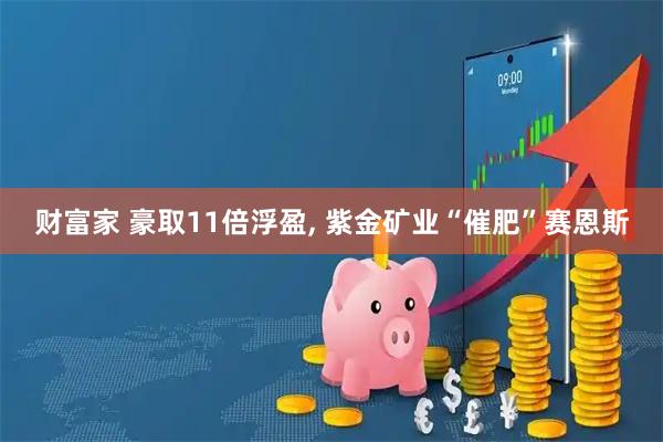 财富家 豪取11倍浮盈, 紫金矿业“催肥”赛恩斯