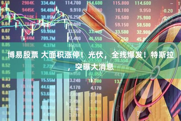 博易股票 大面积涨停！光伏，全线爆发！特斯拉，突曝大消息